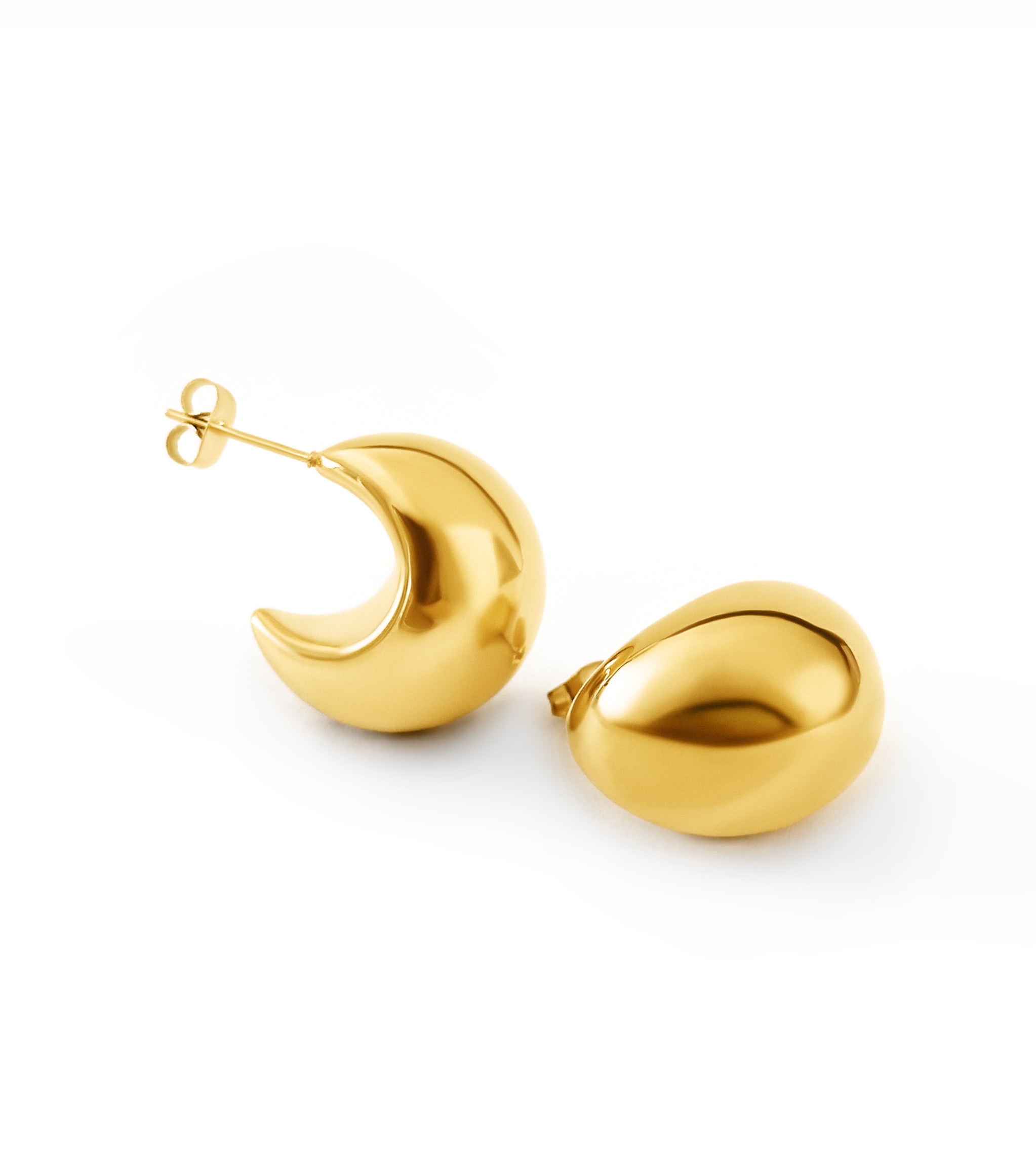 Dome Hoop Earrings