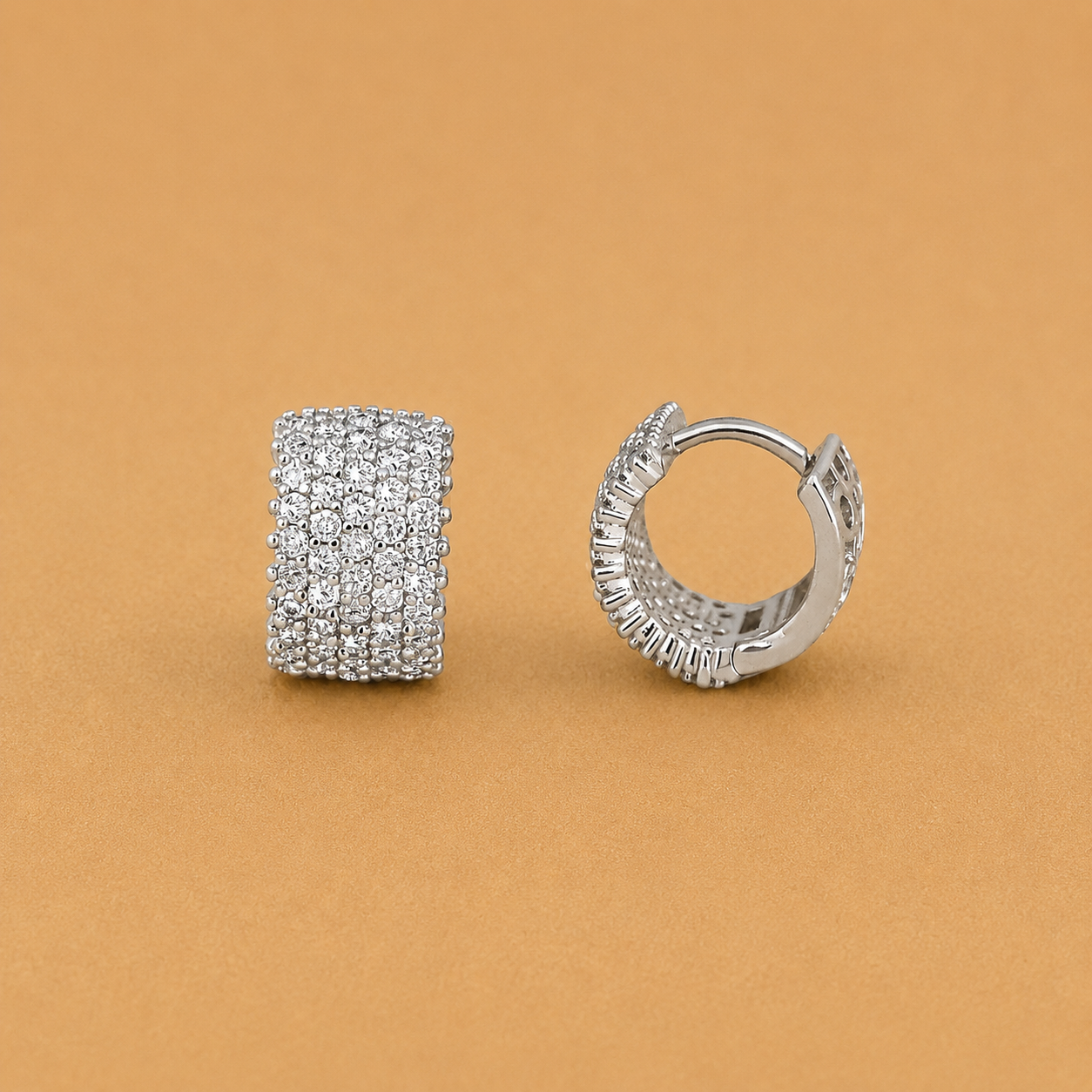 Cz Pave Huggies