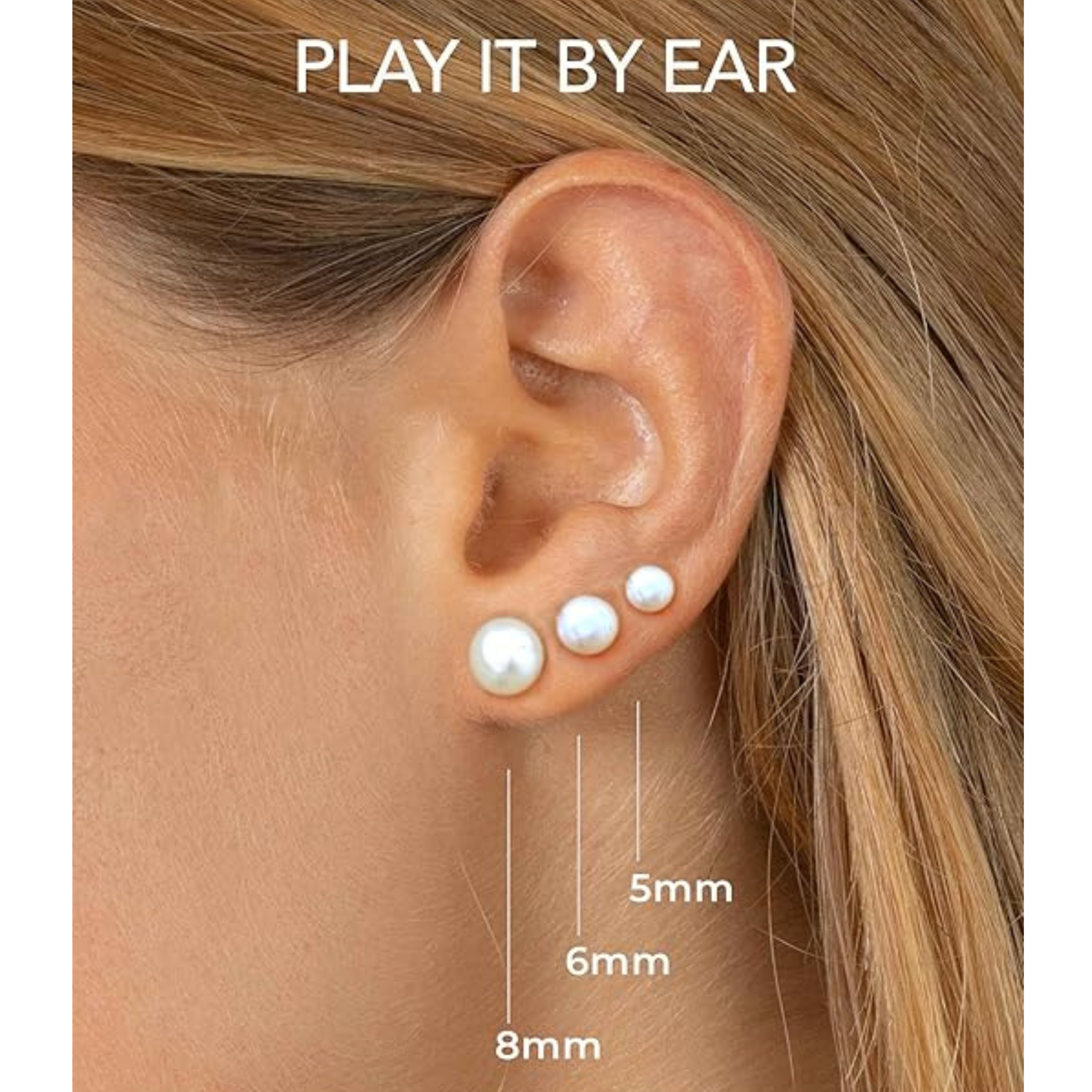 Classic Pearl Stud Earrings