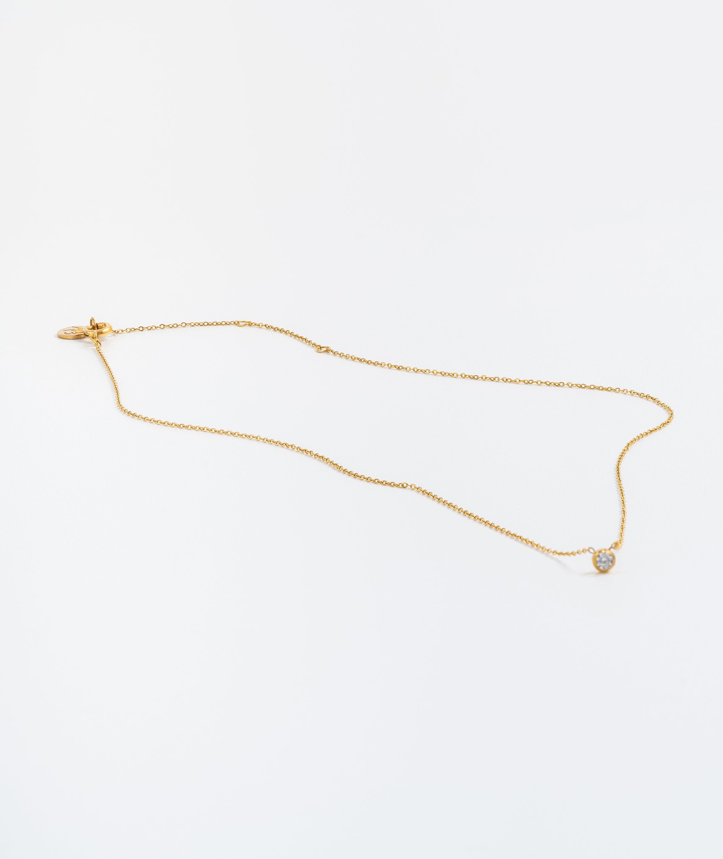 Solitaire Bezel Pendant Necklace