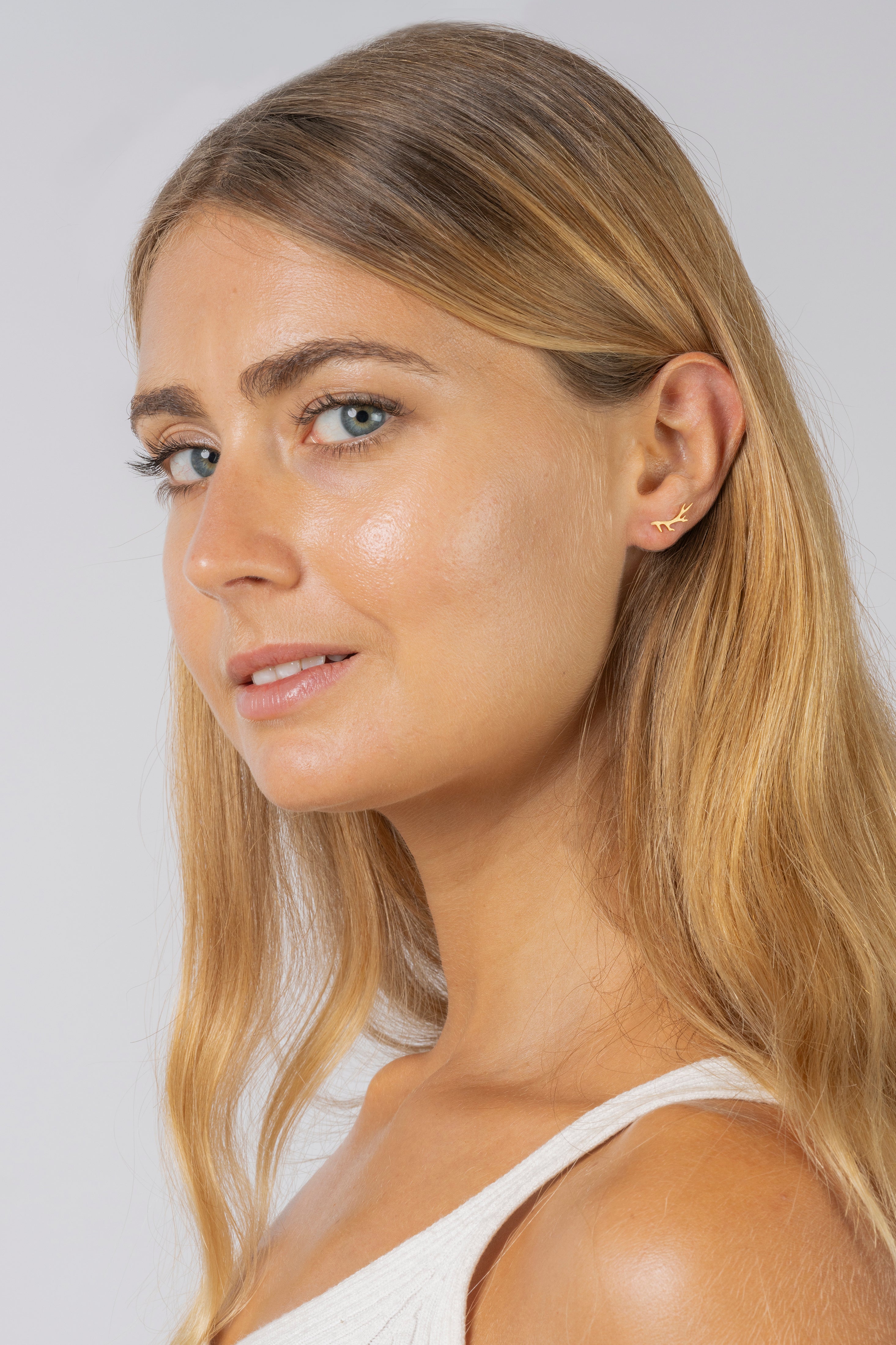 Antler Stud Victoria Earrings