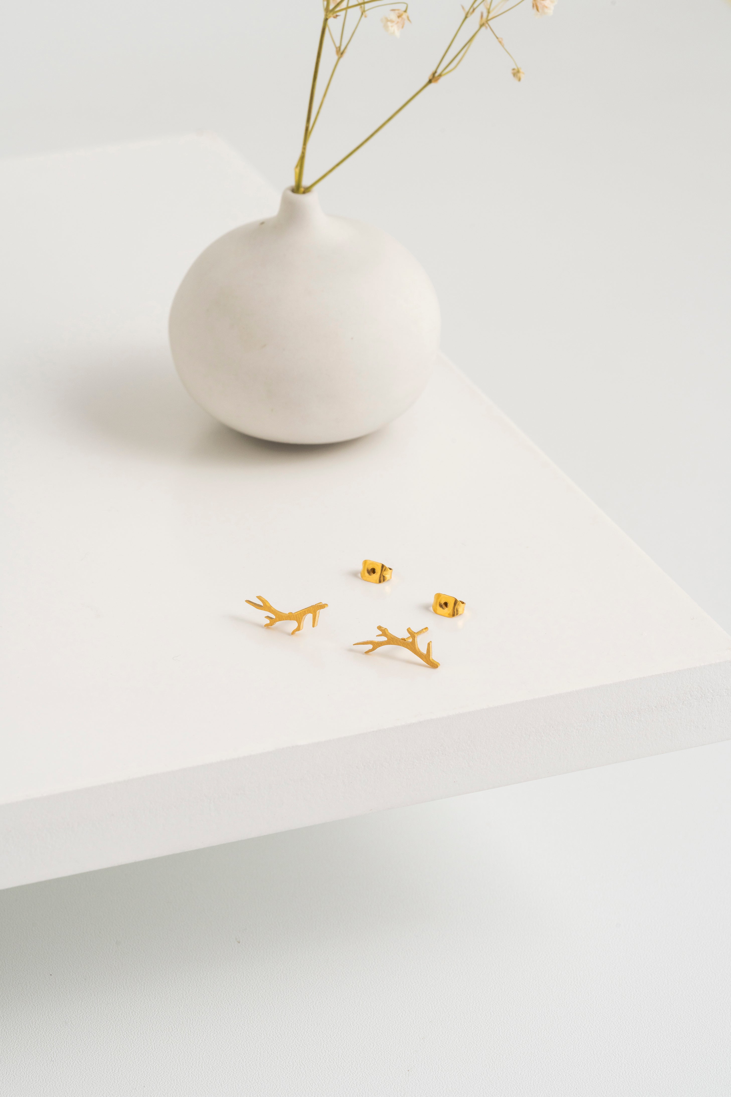 Antler Stud Victoria Earrings