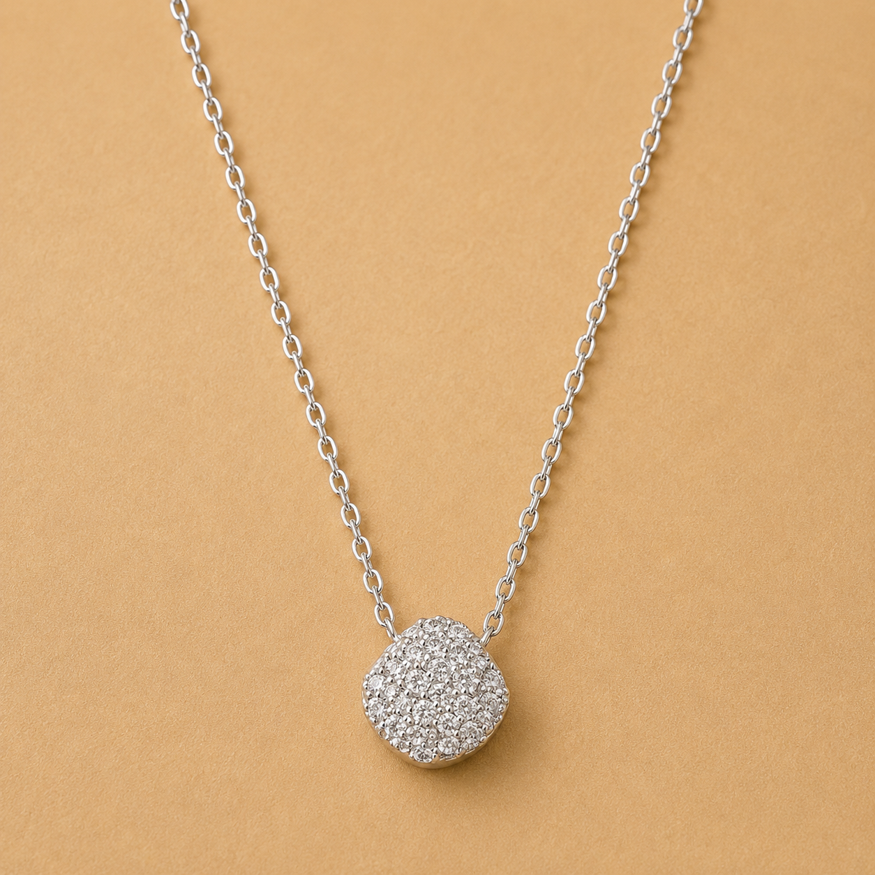 Cz Sphere Necklace