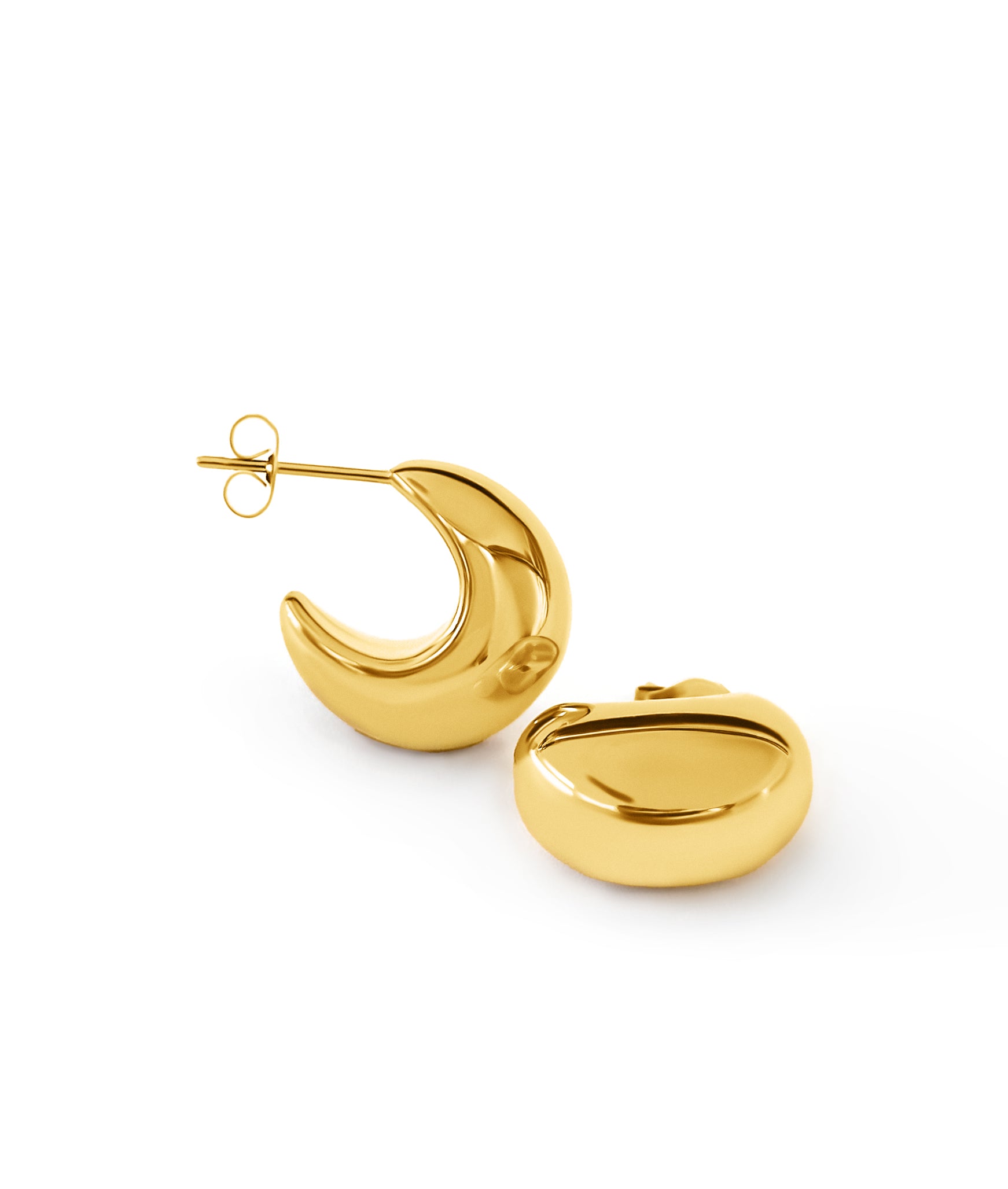 Dome Hoop Earrings