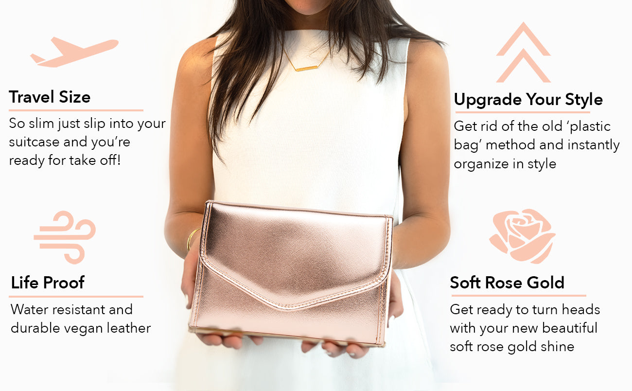 Rose Gold Jewelry Organizer