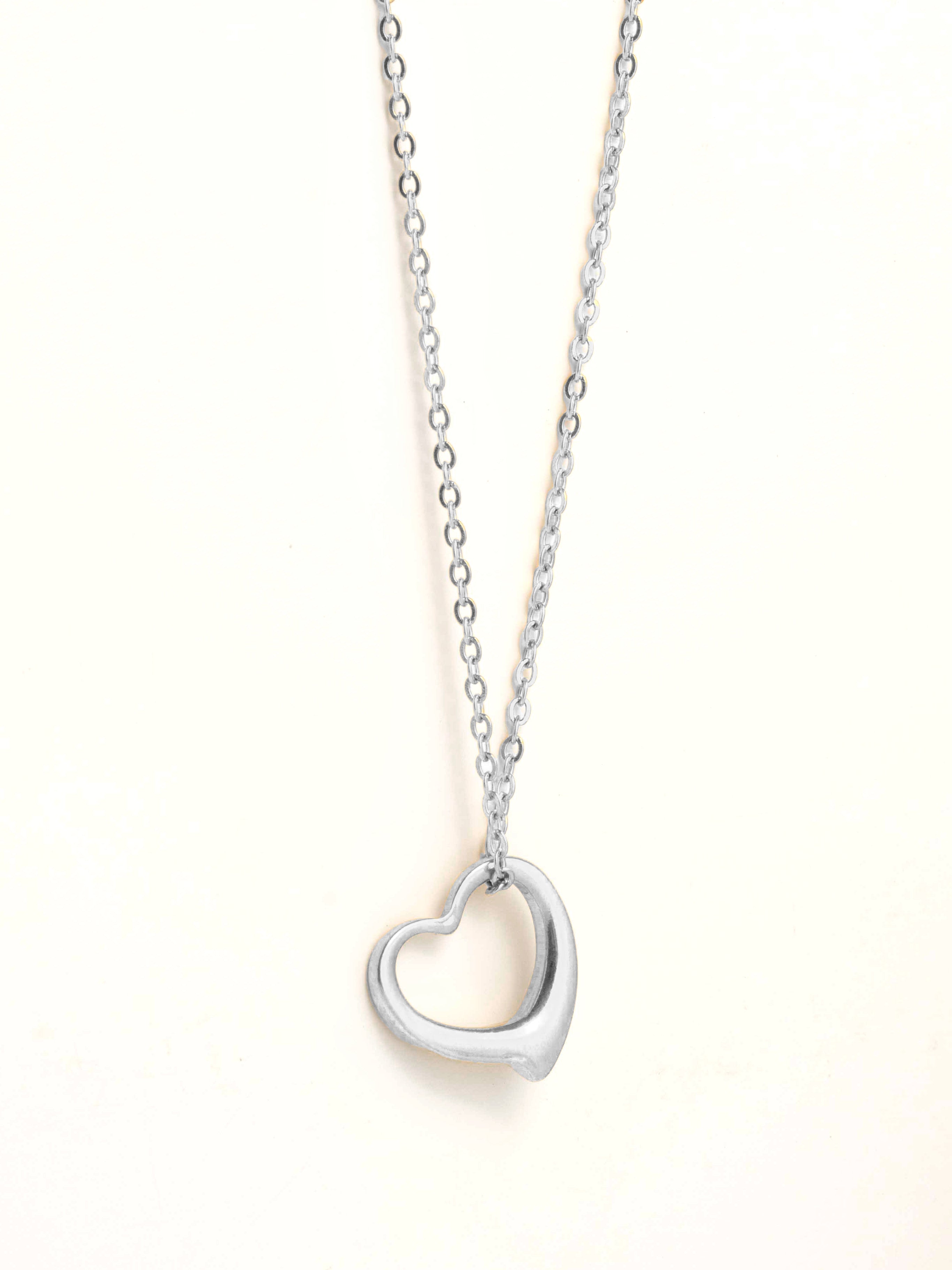 Dainty Open Heart Necklace