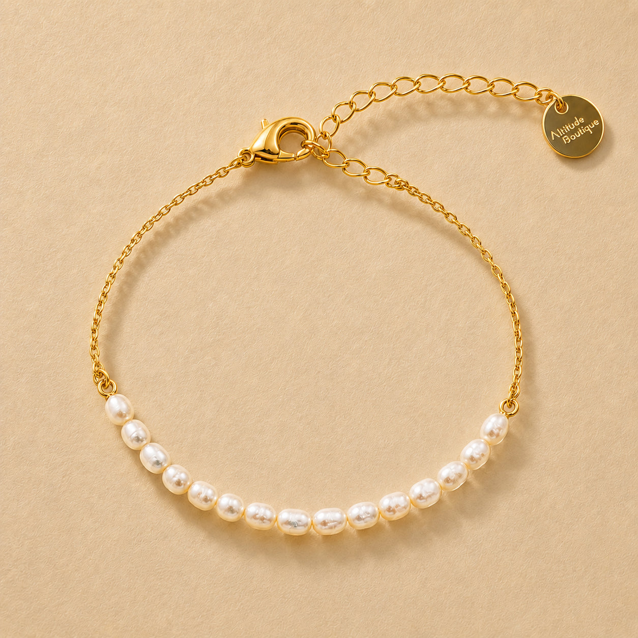 Pearl Row Bracelet
