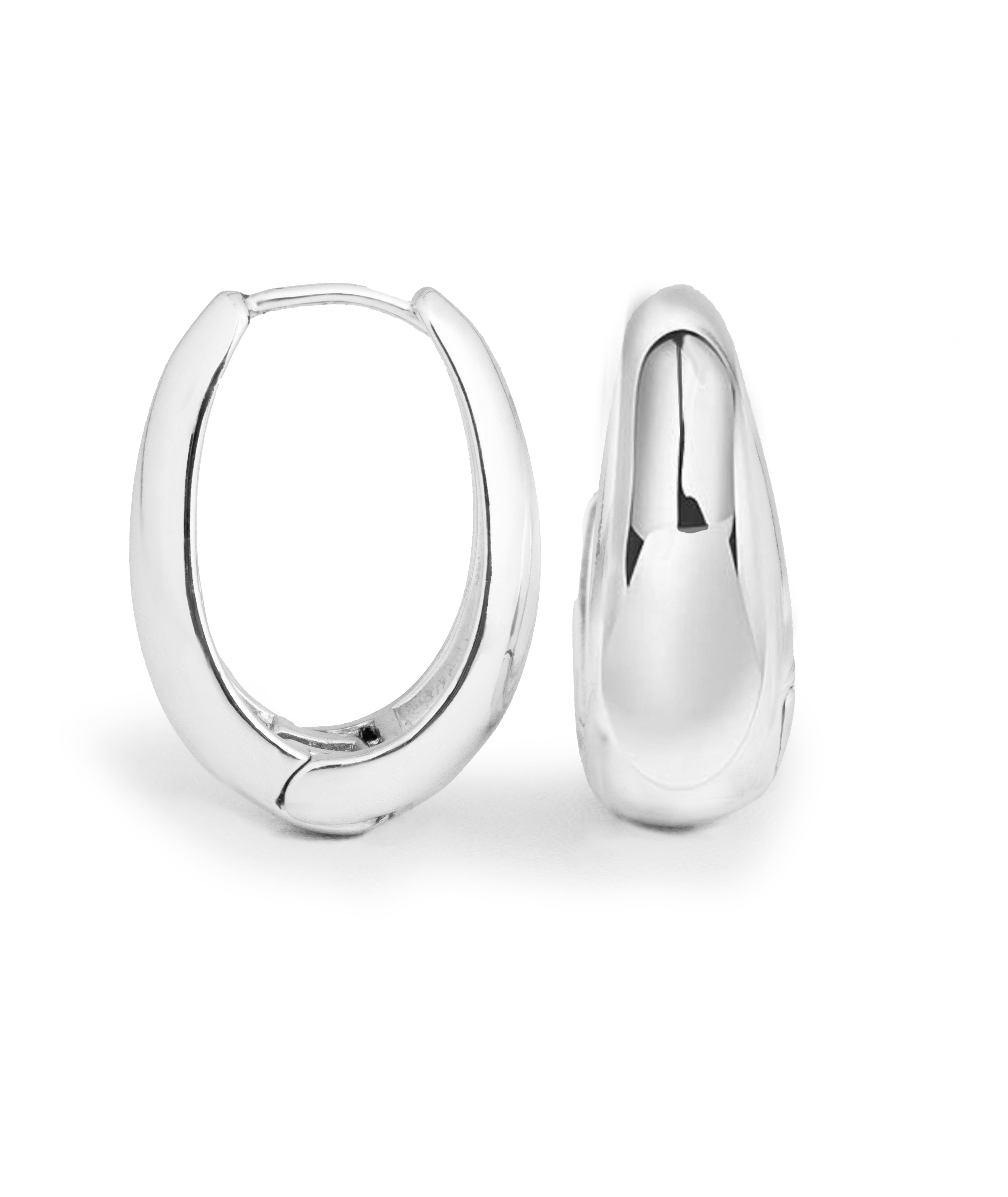 Tear Drop Hoop Earrings