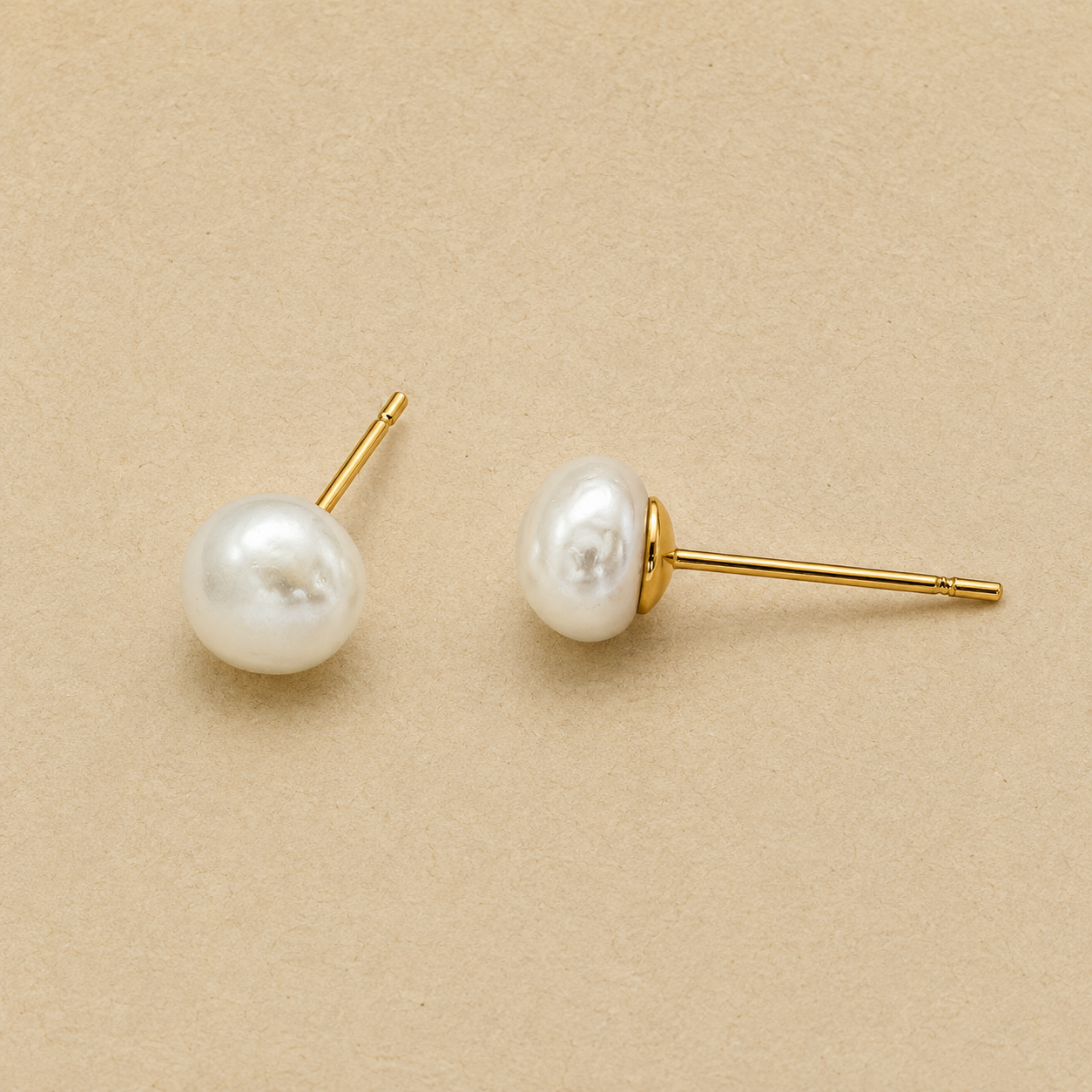 Classic Pearl Stud Earrings
