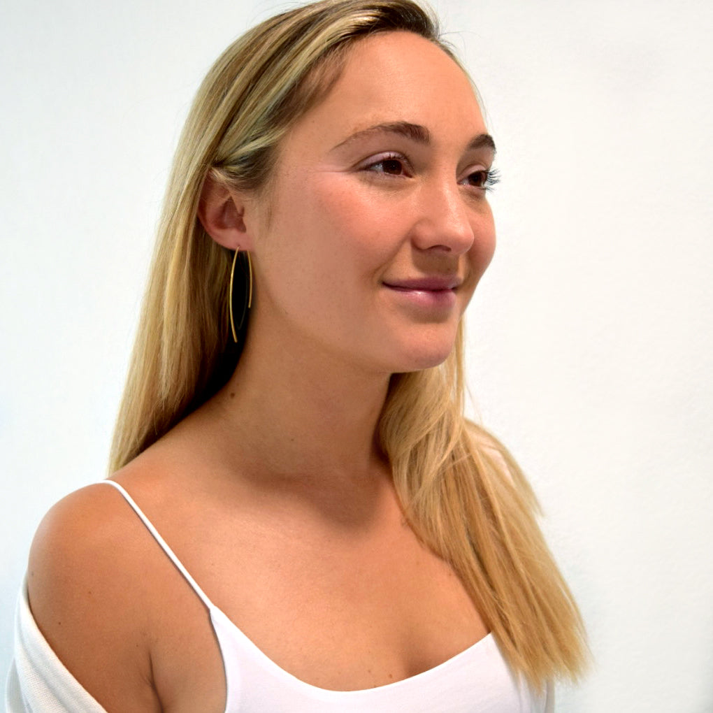 Wire Dangle Drop Threader Earrings