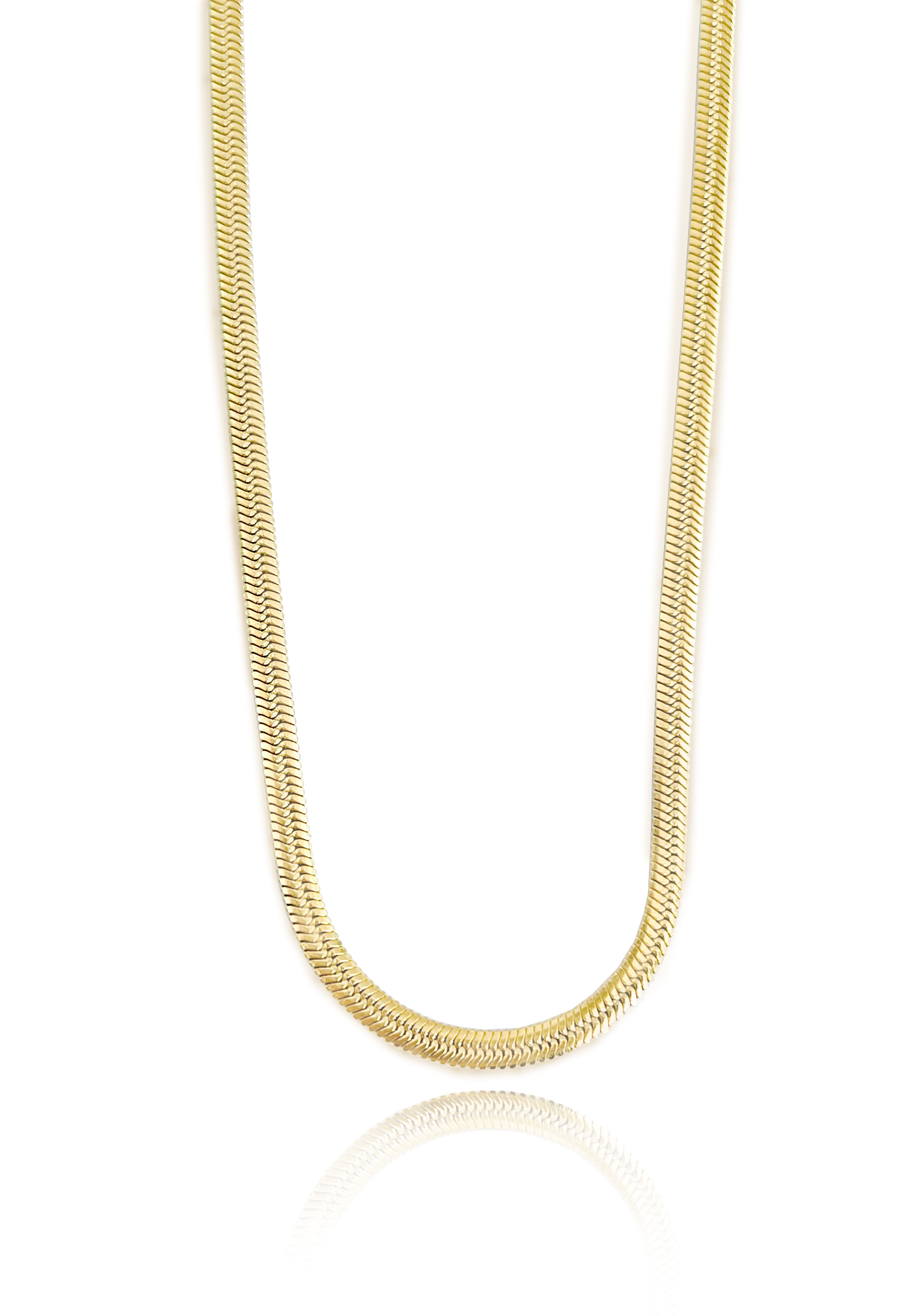 Herringbone Snake Chain Necklace