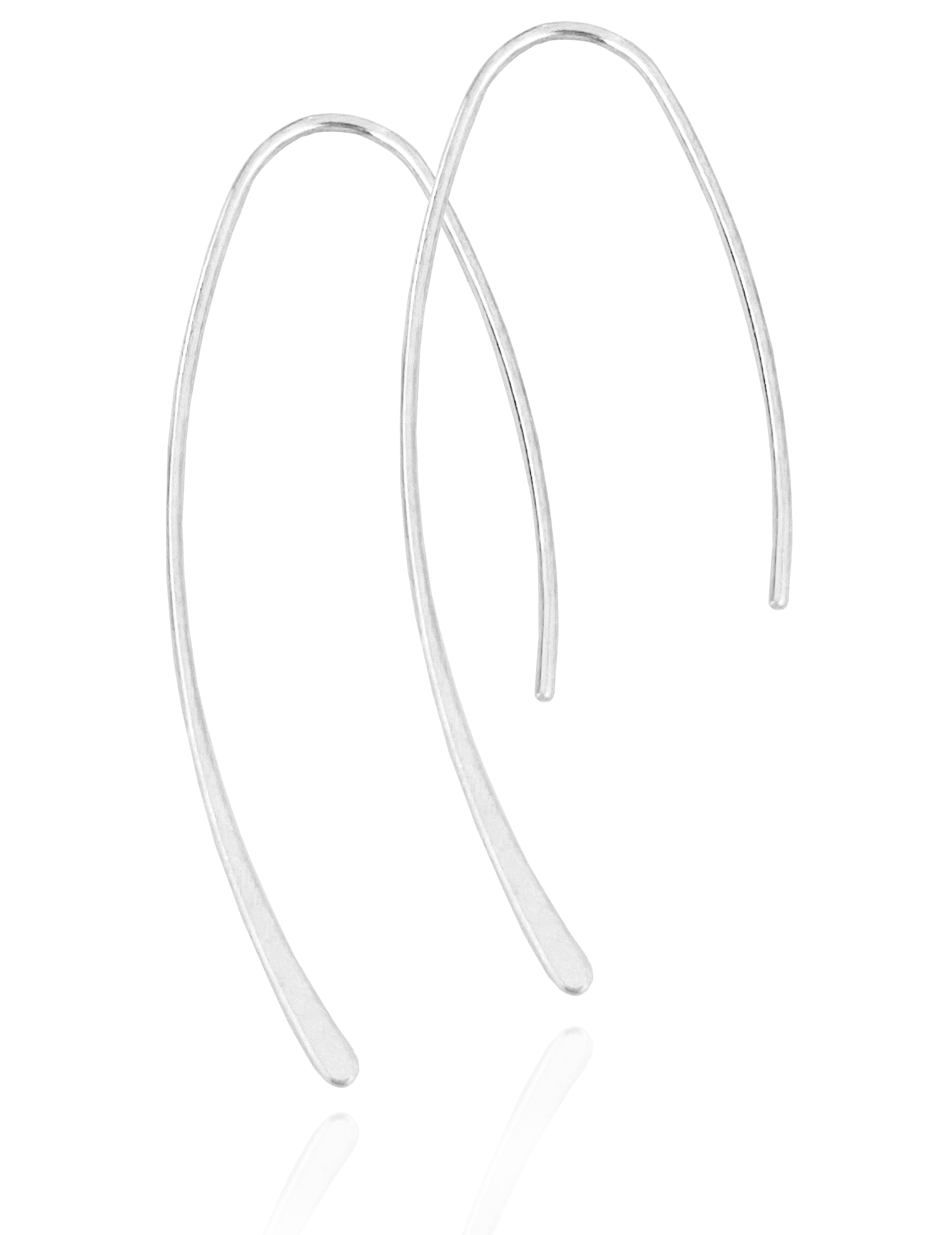 Wire Dangle Drop Threader Earrings