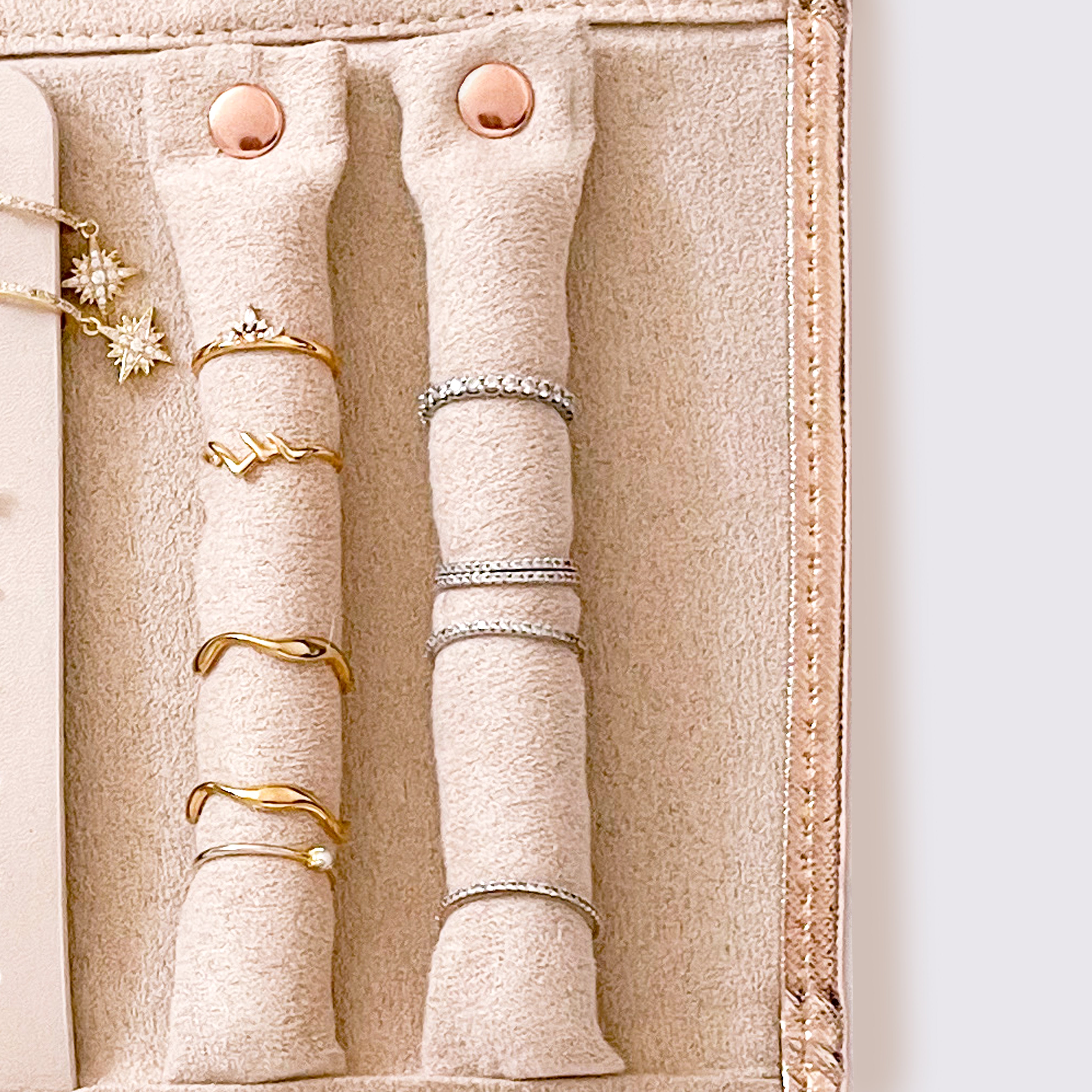 Rose Gold Jewelry Organizer