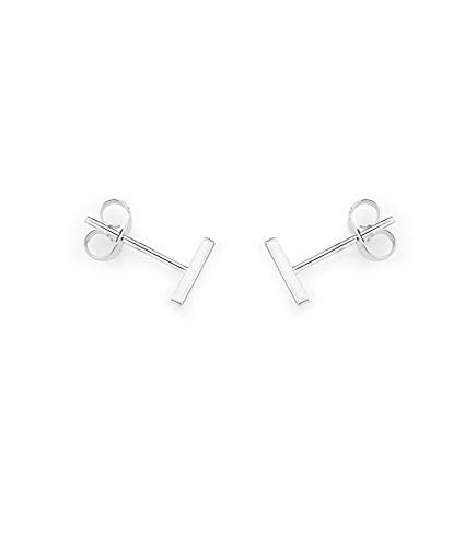 Thin Bar Stud Earrings