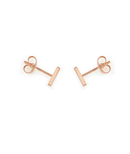 Thin Bar Stud Earrings
