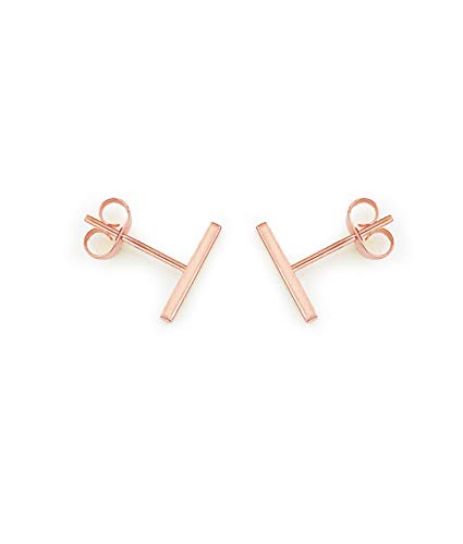 Thin Bar Stud Earrings