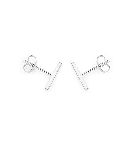 Thin Bar Stud Earrings