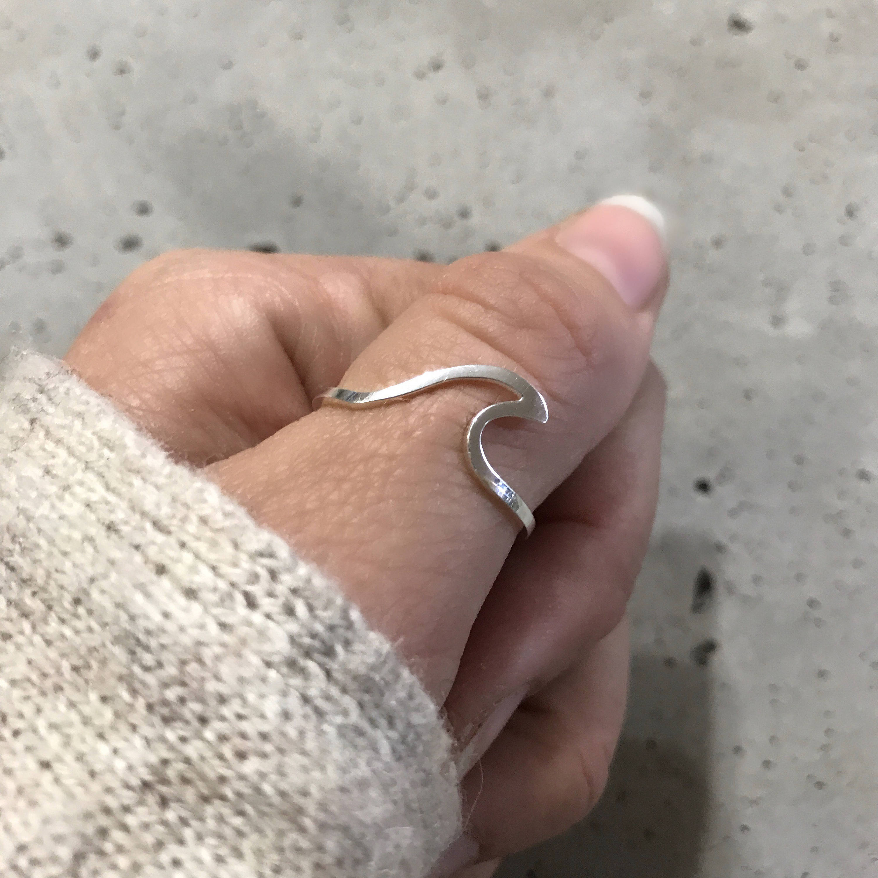 Victoria Ocean Wave Ring