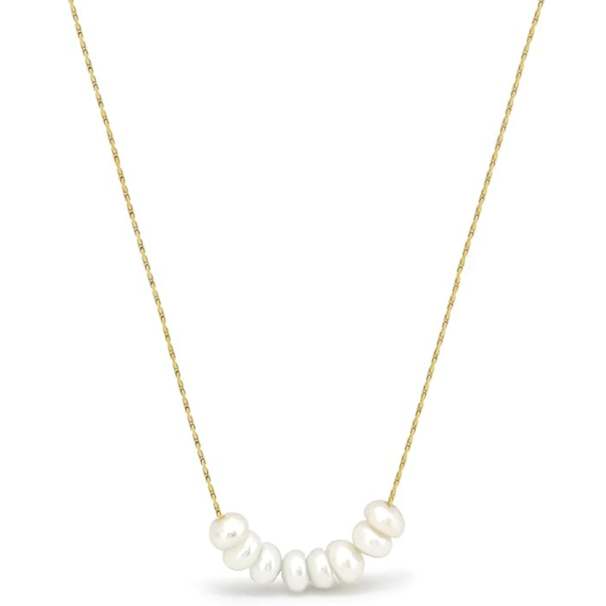 Floating Pearls Necklace