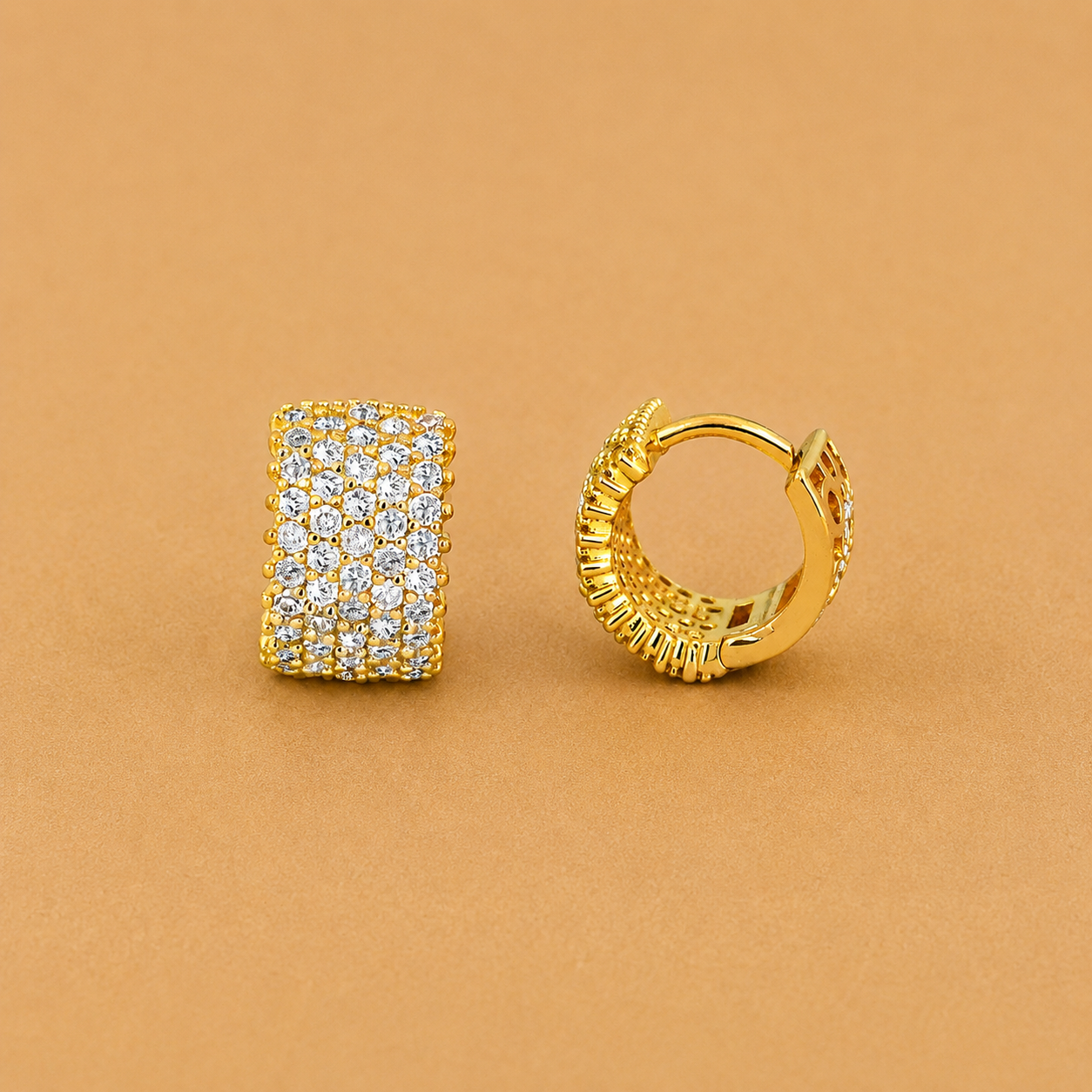Cz Pave Huggies