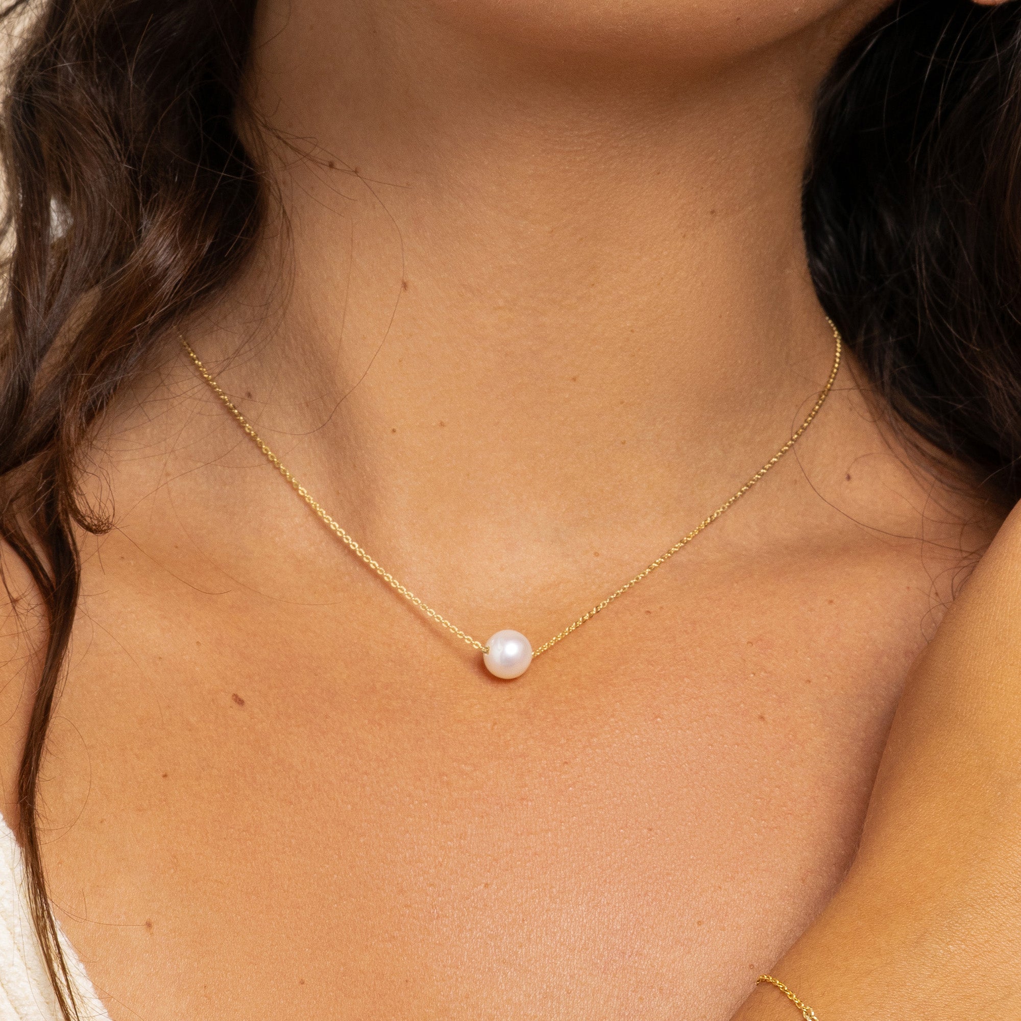 Single Pearl Necklace