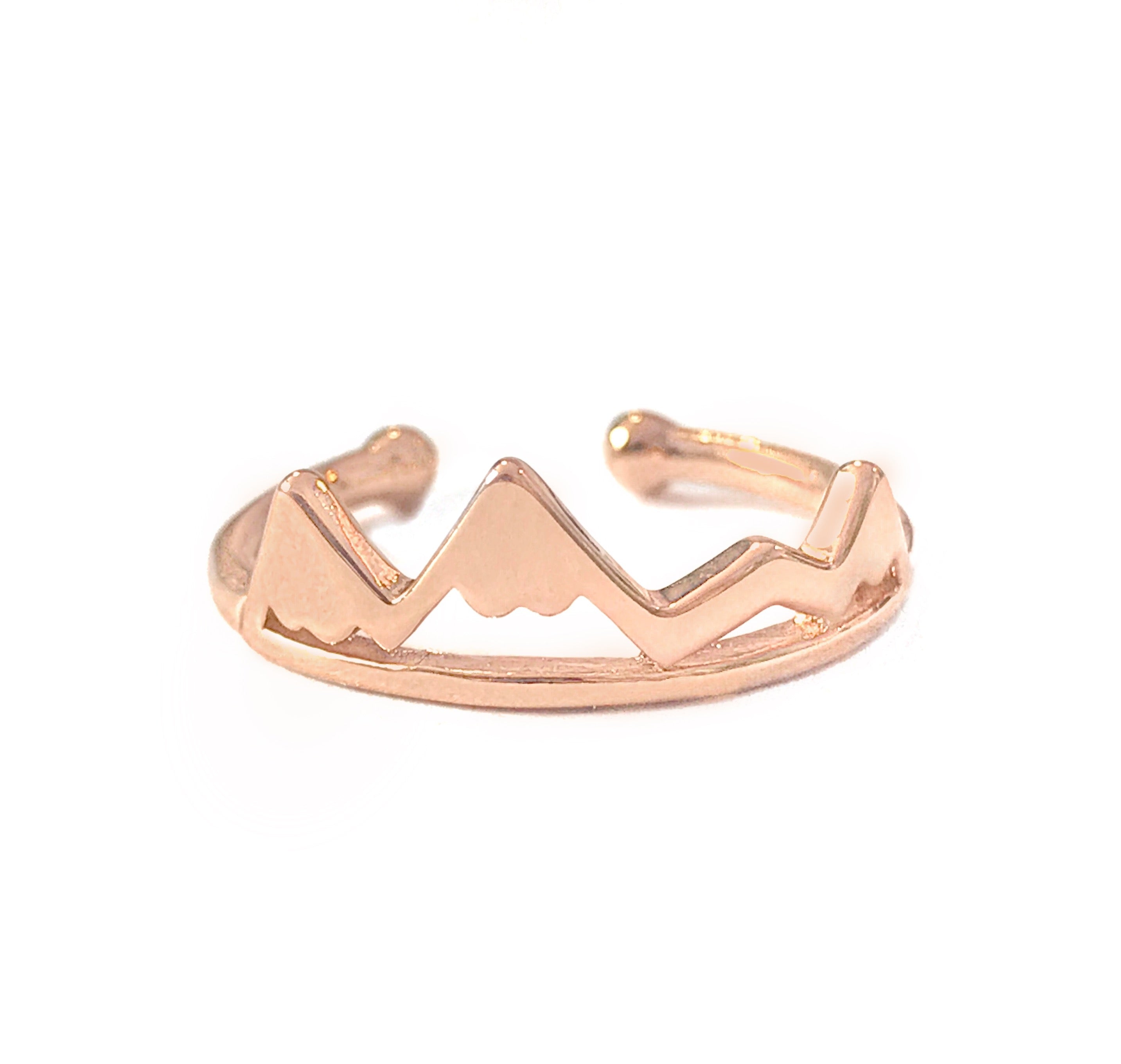 Rose Gold Mountain Ring Victoria Collection