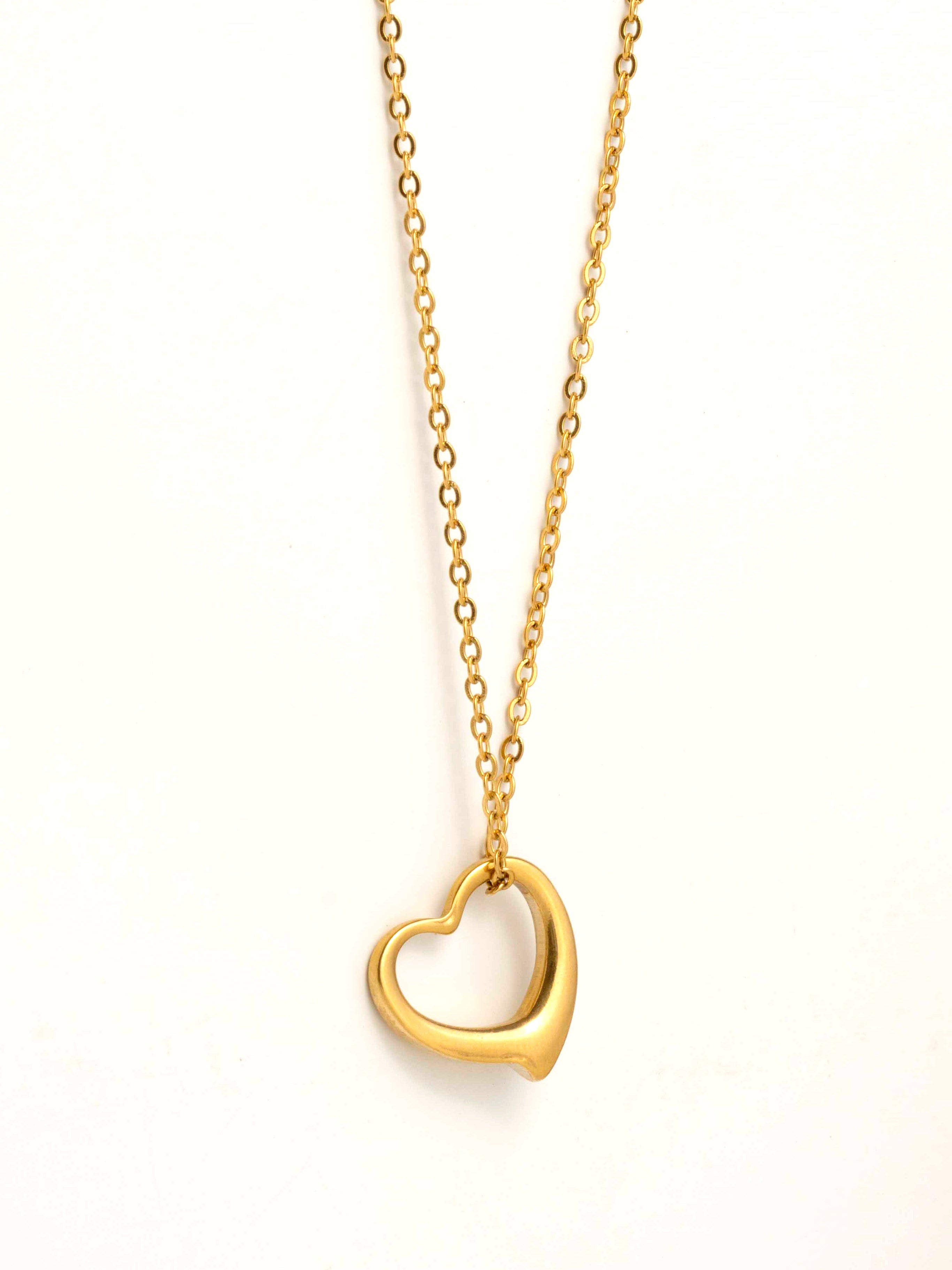 アクセサリー decor diapetit heart necklace Dainty Open Heart Necklace