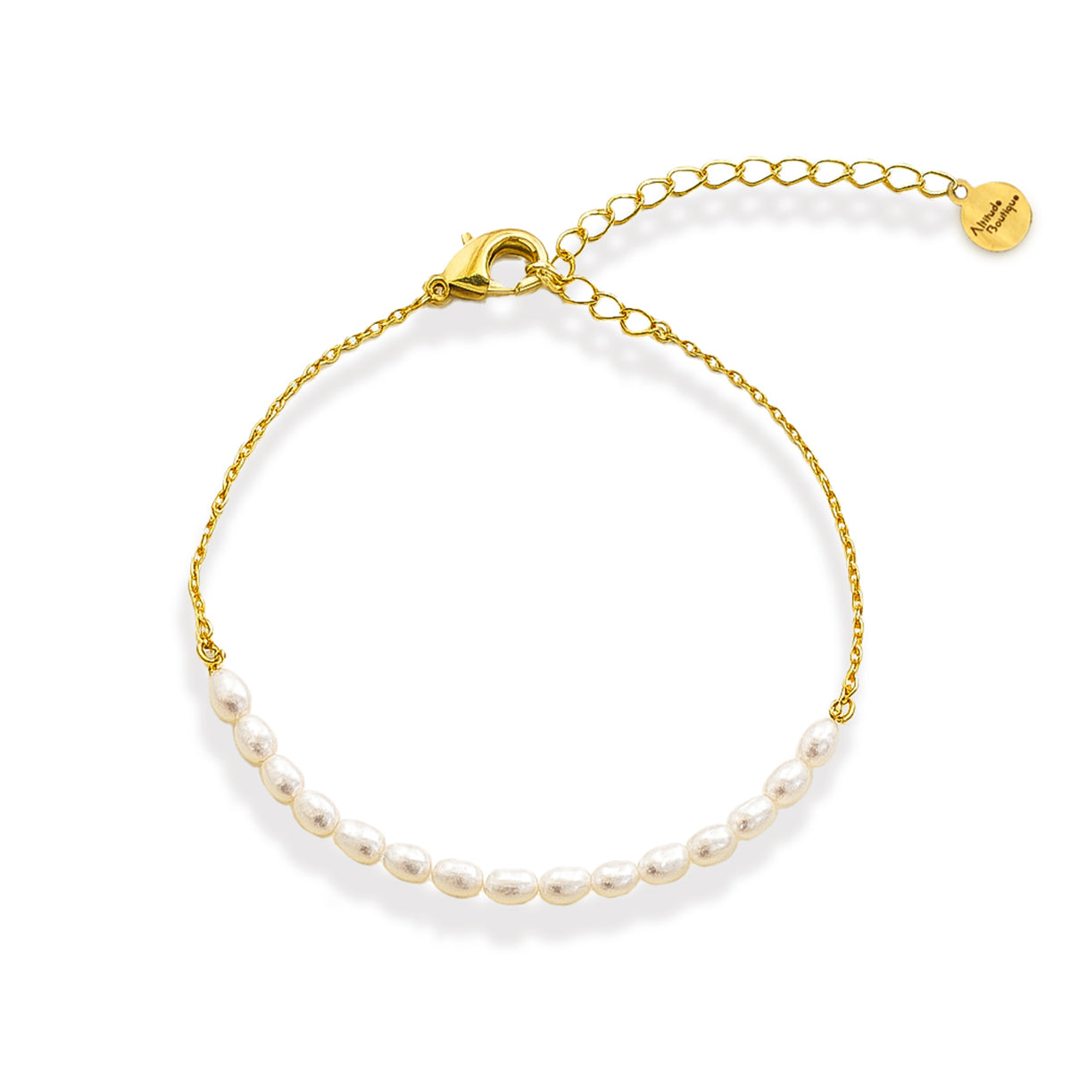 Pearl Row Bracelet