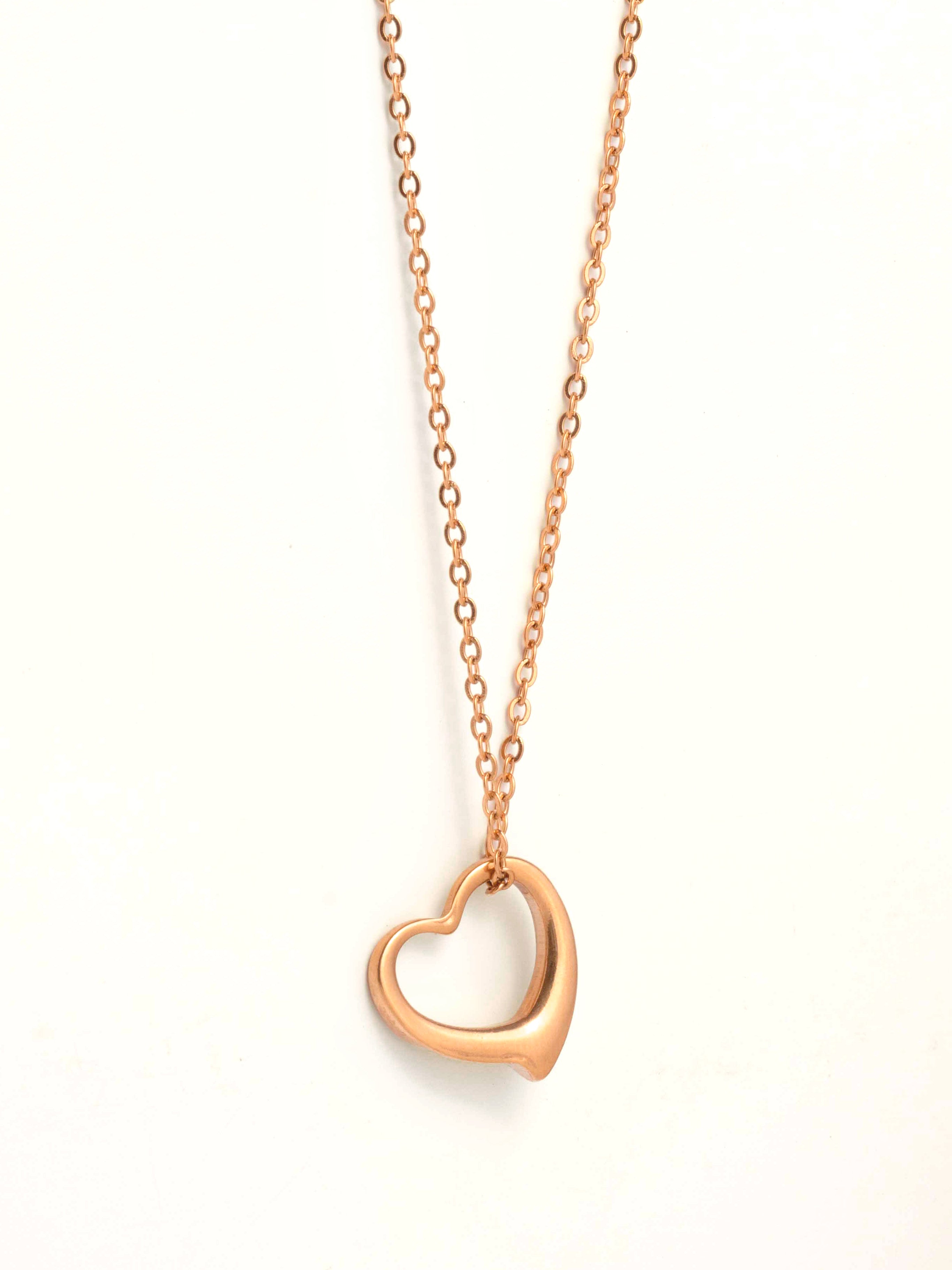Dainty Open Heart Necklace