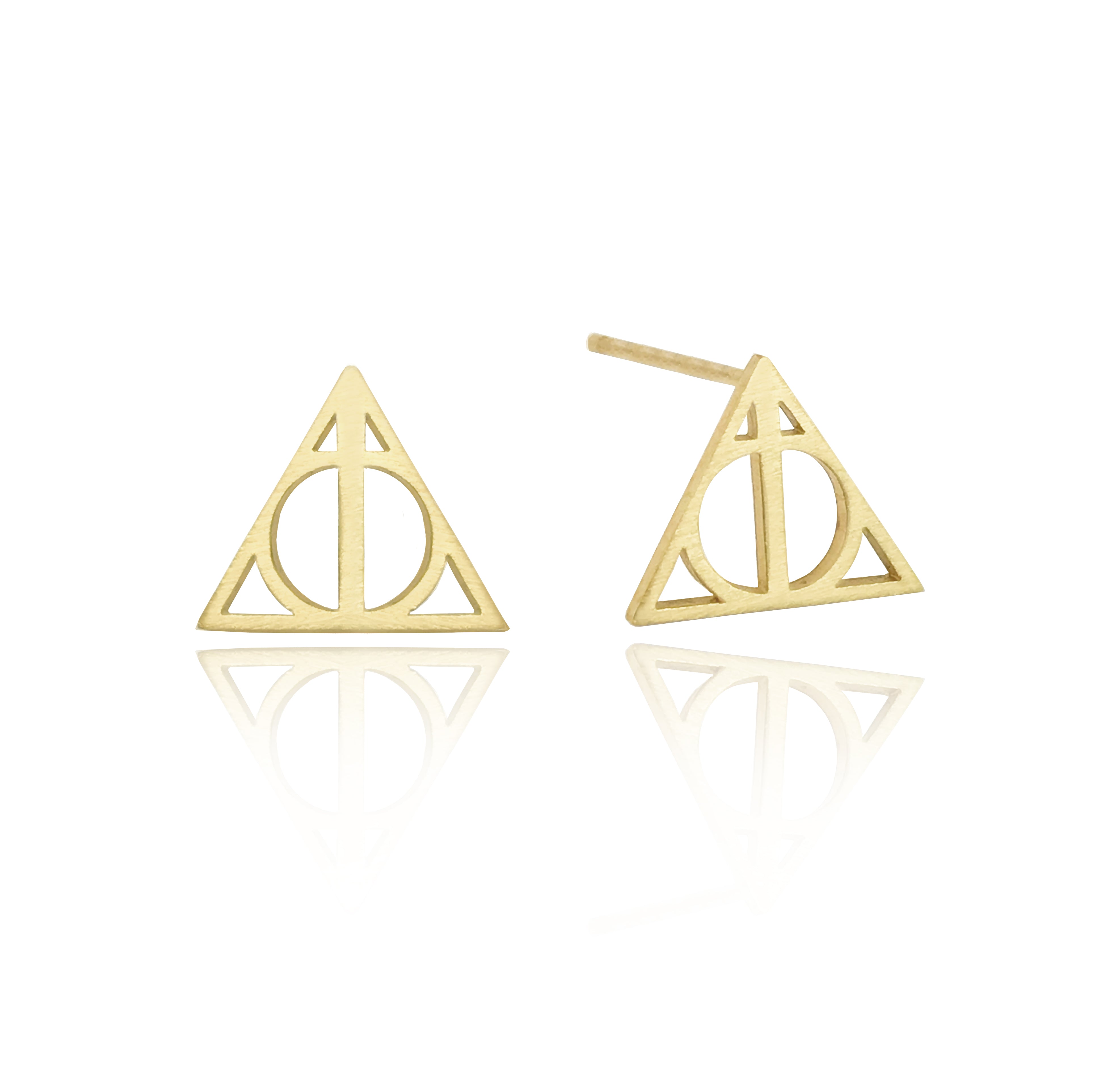 Deathly Hallows Geometric Earrings