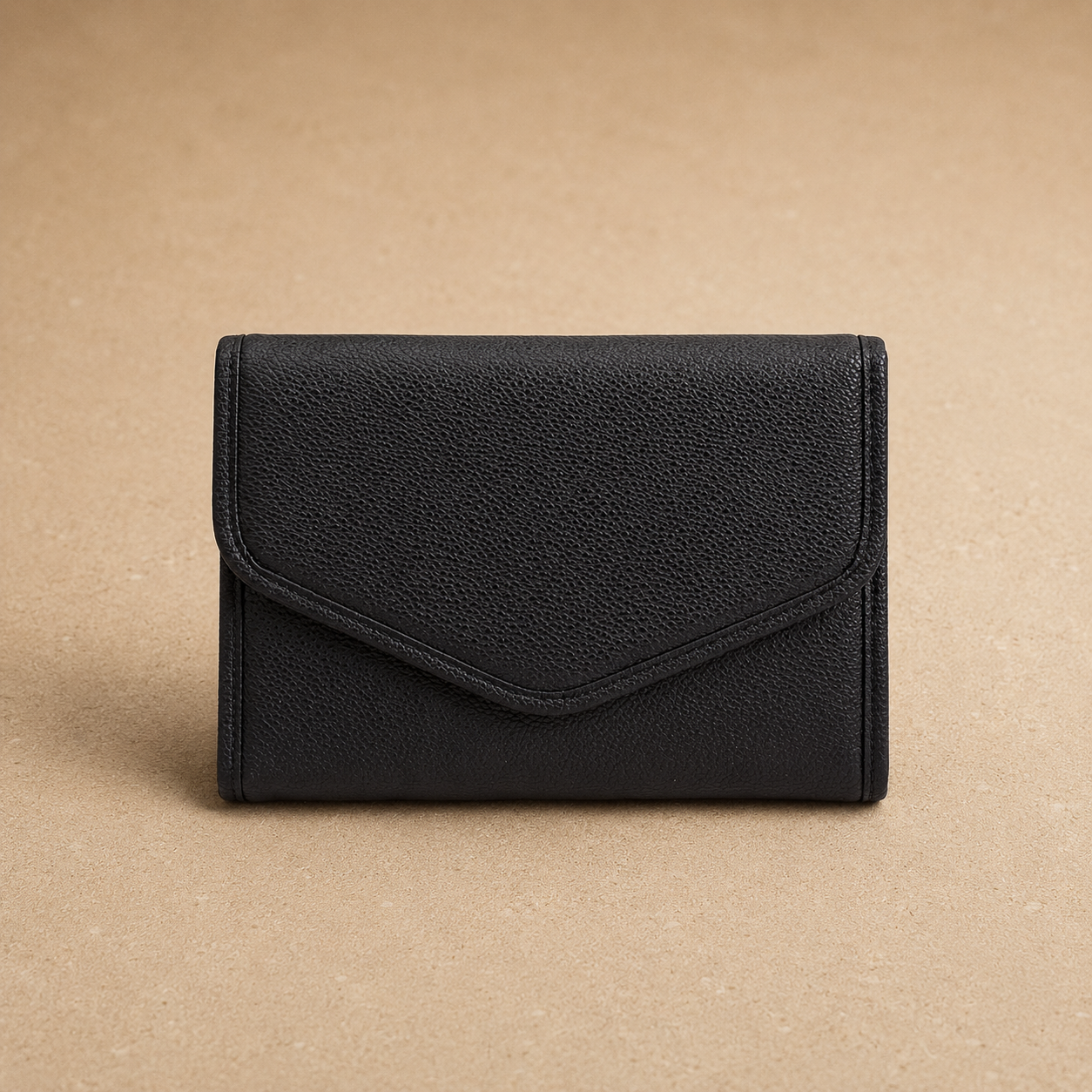 Black Vegan Leather Jewelry Organizer