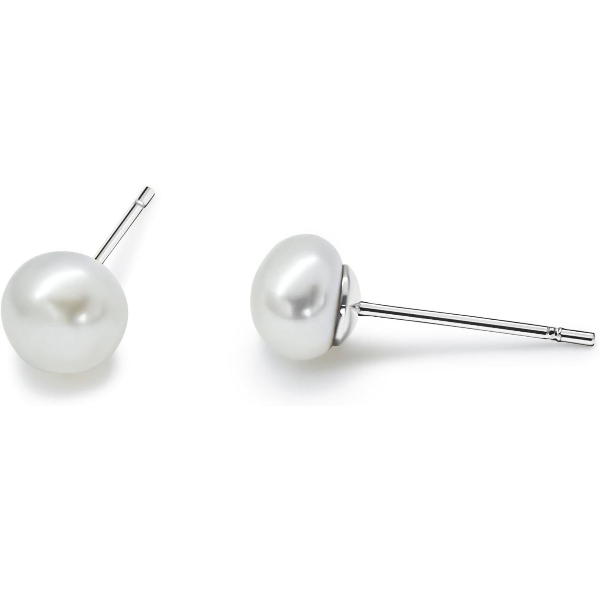 Classic Pearl Stud Earrings