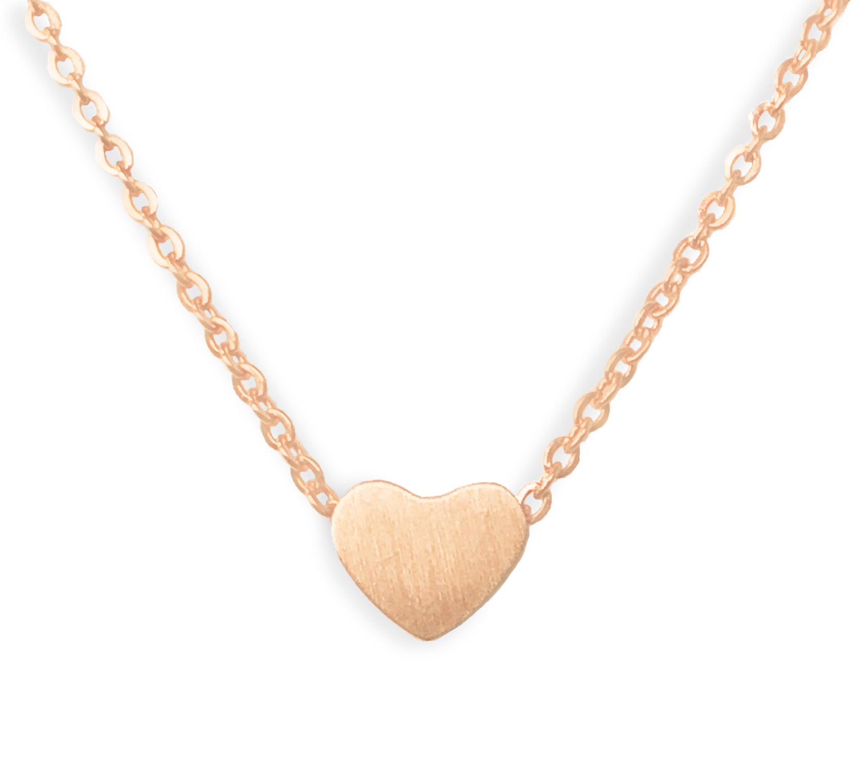 Rose Gold "I Heart you" Necklace Victoria Collection