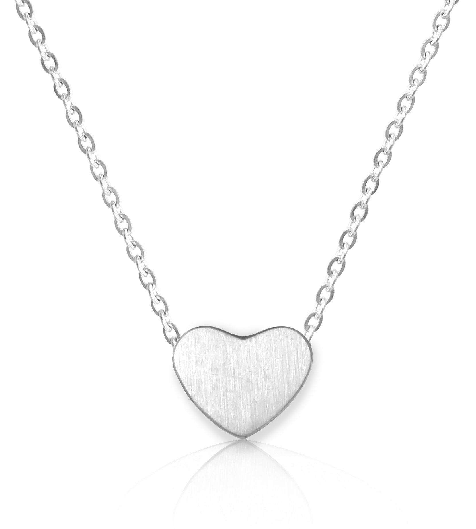 Silver "I Heart you" Necklace Victoria Collection