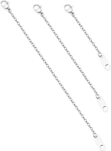 Necklace Extender 3 Piece Chain Set