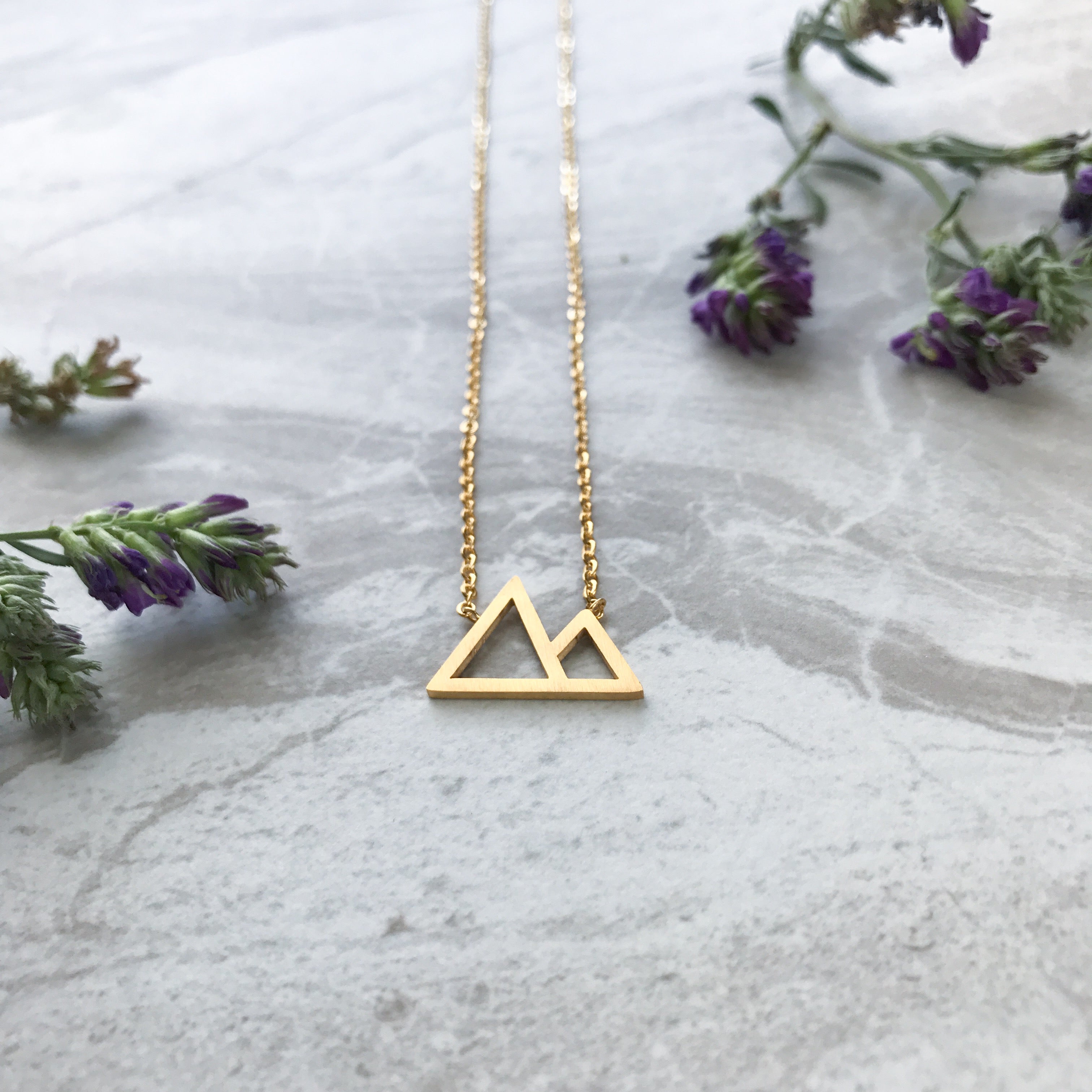 Two Peak Mountain Victoria Necklace