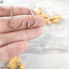 Line Wave Ocean Necklace Victoria Necklace