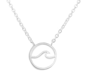 Simple Wave Necklace Victoria Collection