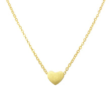 Women's Gold Heart Victoria Necklace