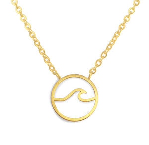 Simple Wave Necklace Victoria Collection