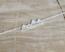 Silver Victoria Mountain Necklace