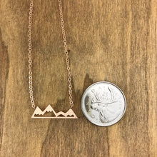 Silver Victoria Mountain Necklace