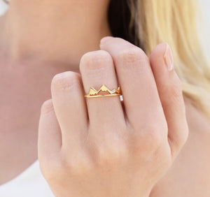 Gold Victoria Mountain Ring