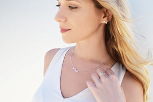 Silver Victoria Mountain Necklace