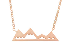 Silver Victoria Mountain Necklace